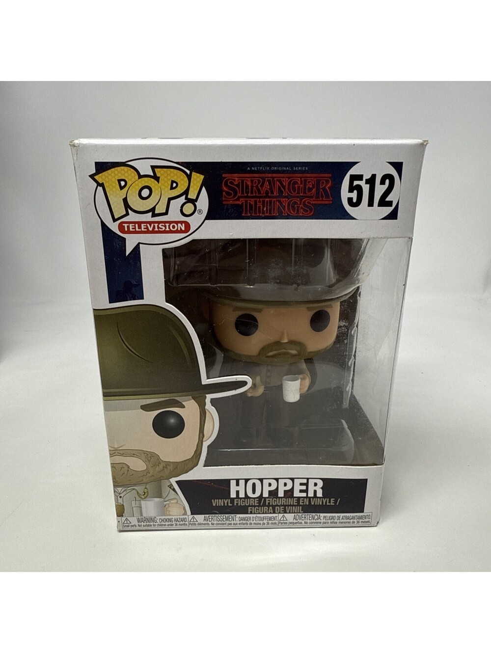 Funko Pop! Vinyl Pop! Television Stranger Things Hopper #512 Figure